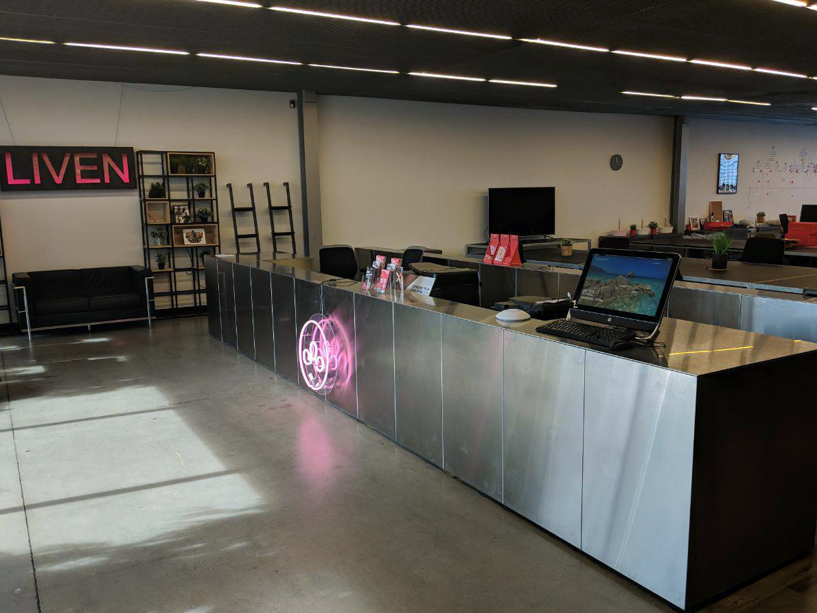 Desks in a Great Location