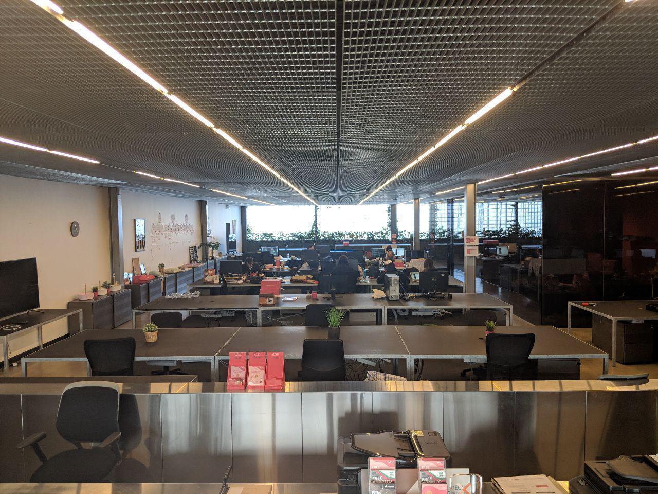 Desks in a Great Location