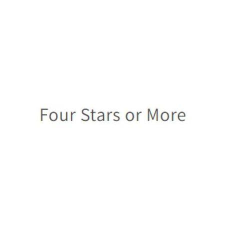 Four Stars or More