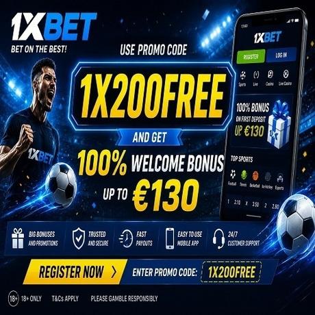 1xBet Bonus Code 2027: 1XVIP1X – €130 Bonus